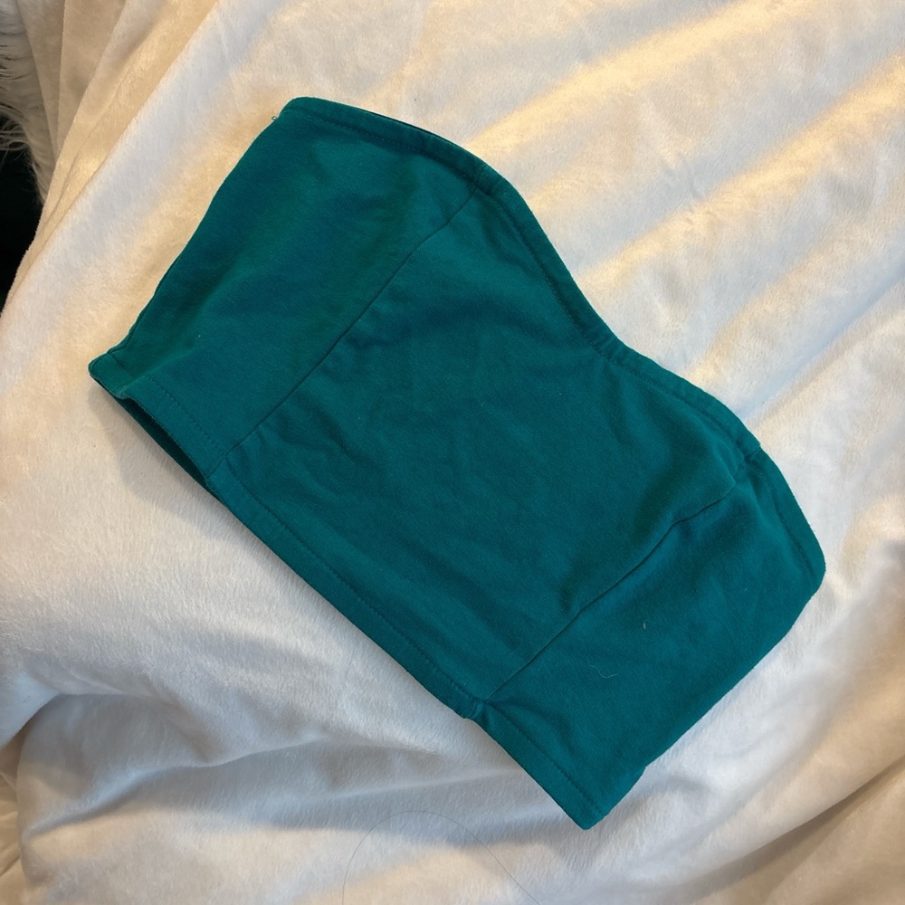 Decree Teal Bandeau, size S